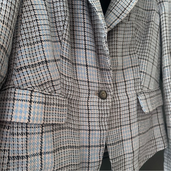 Women’s Free People Chess Linen Blazer Small - Picture 3 of 5